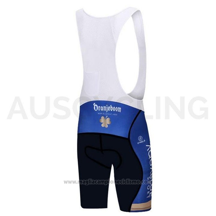 2018 Abbigliamento Ciclismo Aqua Blue Sport Blu Manica Corta e Salopette
